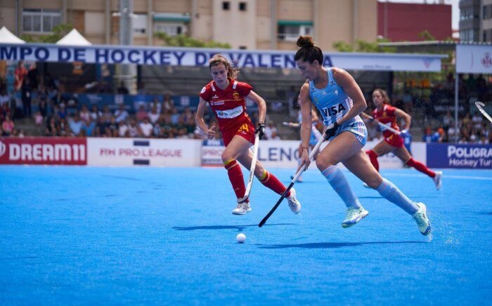 Argentina y España en el Polideportivo Beteró.